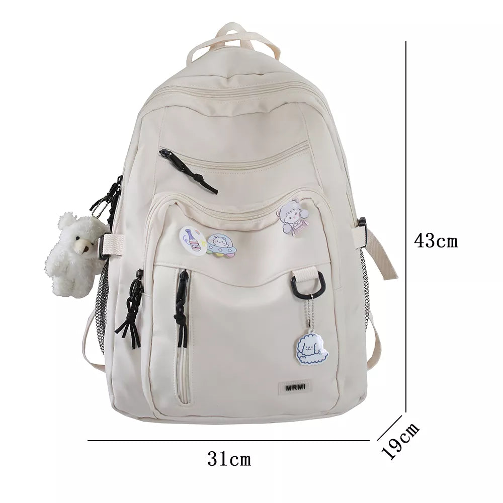 NEW Badge Rucksack School Bag