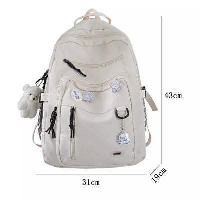 NEW Badge Rucksack School Bag