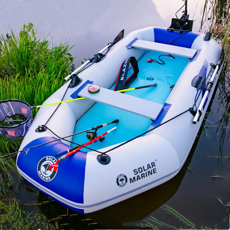 Solar Marine 3 Person Fishing Kayak PVC Inflatable Boat