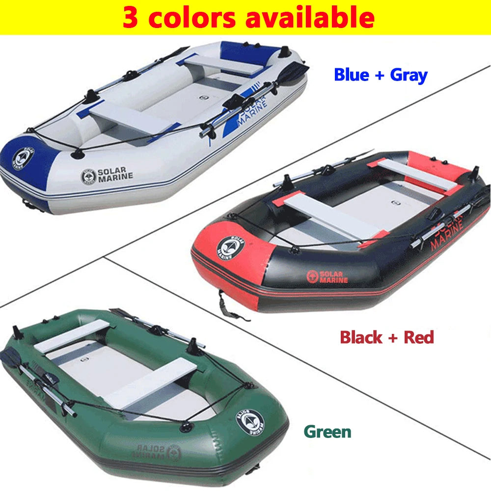 Solar Marine 3 Person Fishing Kayak PVC Inflatable Boat