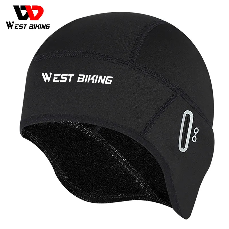 WEST BIKING Winter Fleece Cycling Cap