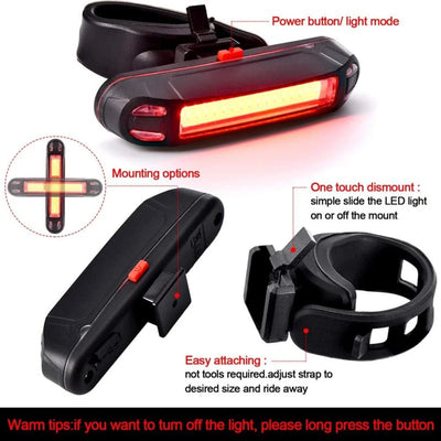 Rechargeable Bicycle Rear Light