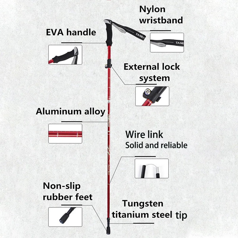 Trekking Telescopic Folding Poles