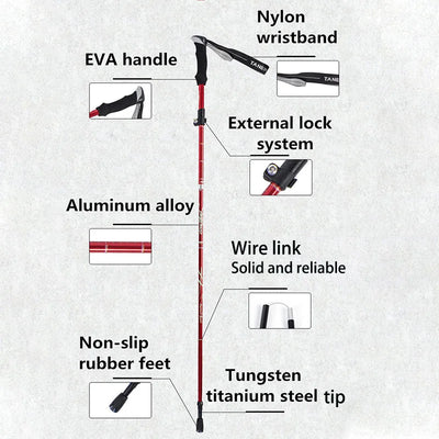 Trekking Telescopic Folding Poles