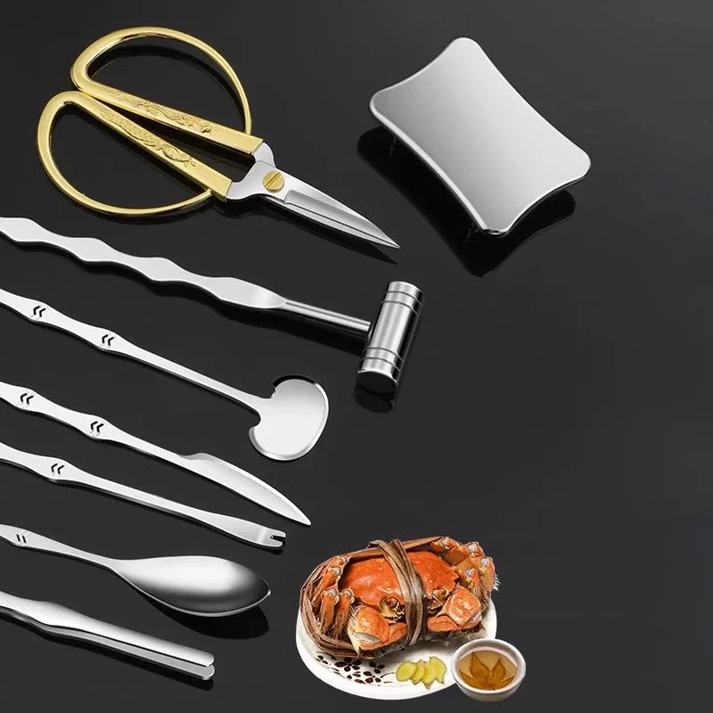 Stainless Steel Crab Tools