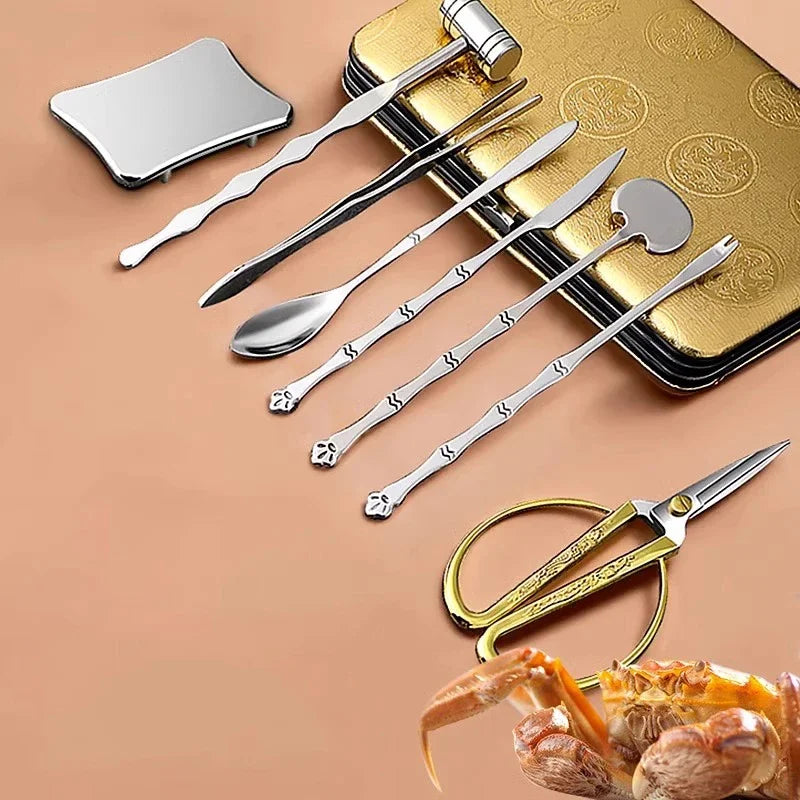 Stainless Steel Crab Tools