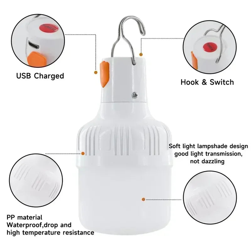 30/60W Outdoor Camping Light