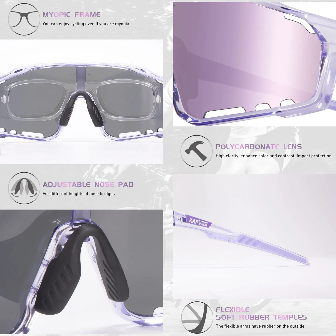 Kapvoe Cycling Glasses