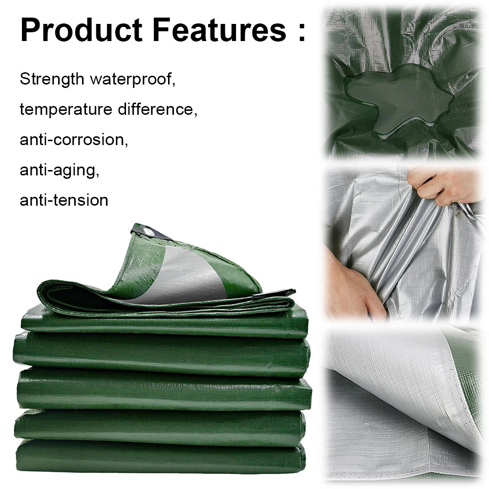 Large Tarpaulin Waterproof Heavy-Duty