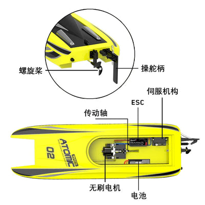 Brushless Water-cooled Racing Boat Toys