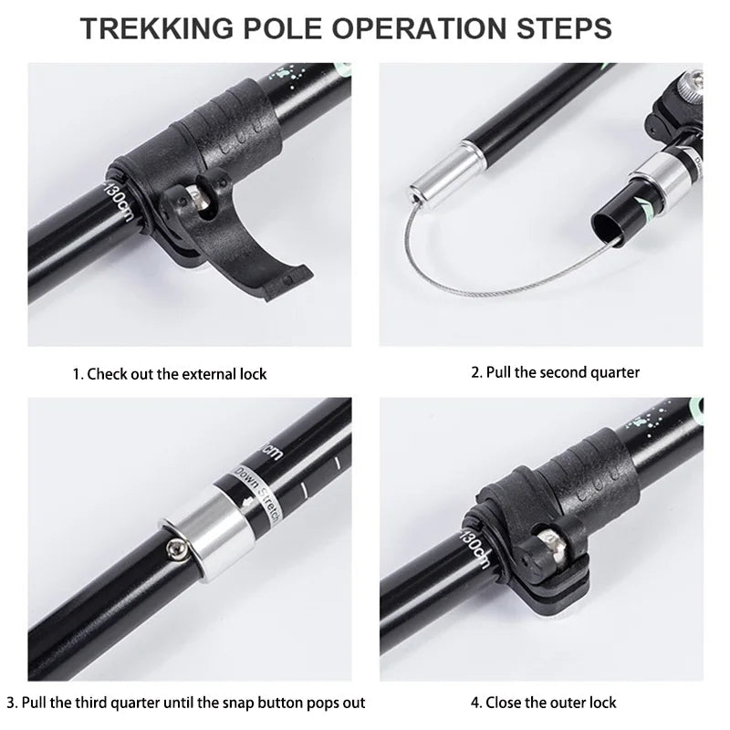 Trekking Telescopic Folding Poles