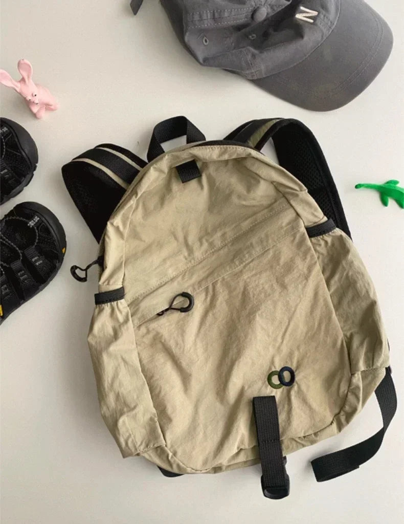 Portable Nylon Unisex Backpack