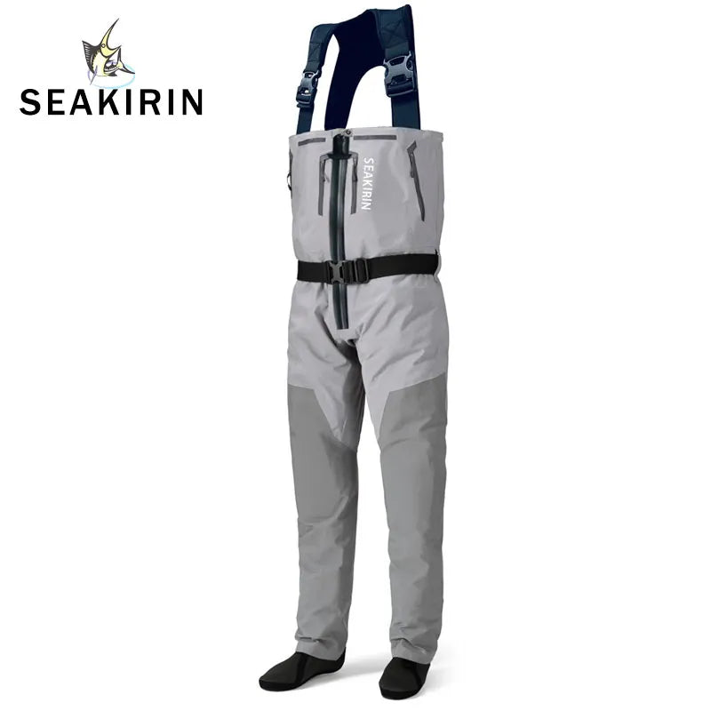 Breathable Zip-Front Chest Fishing Waders